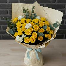 Букет цветов из:  Розы в Посёлок санатория «Подмосковье»