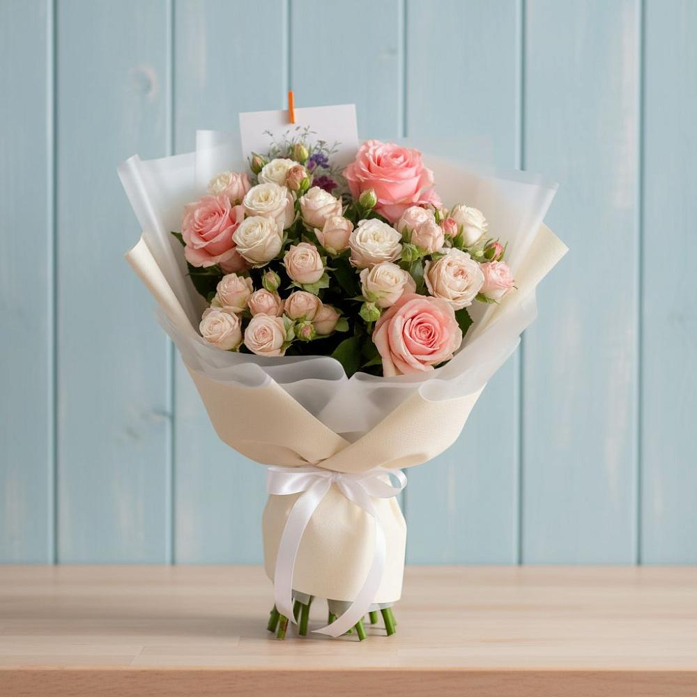 Букет цветов из: Розы в Посёлок санатория «Подмосковье»