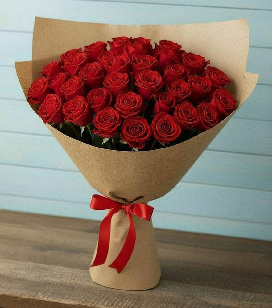 Букет Красные розы Милано в Посёлок санатория «Подмосковье»