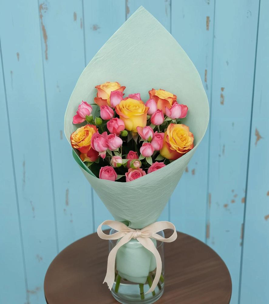 Букет цветов из: Розы в Посёлок санатория «Подмосковье»