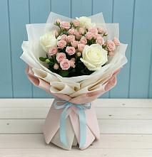 Букет цветов из:  Розы в Посёлок санатория «Подмосковье»