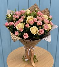 Букет цветов из:  Розы в Посёлок санатория «Подмосковье»