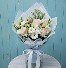 Букет цветов из:  Розы и Лизиантусы #REPLACE_PRED# Посёлок санатория «Подмосковье»