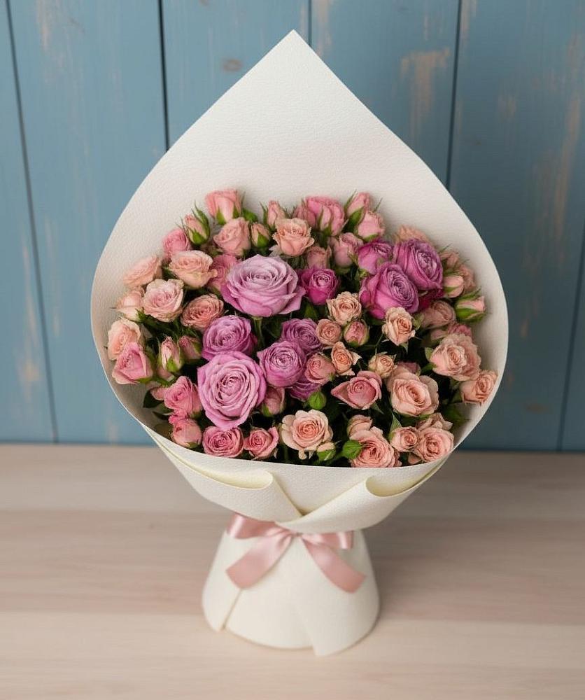 Букет цветов из: Розы в Посёлок санатория «Подмосковье»