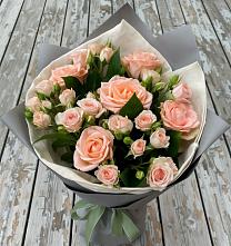Букет цветов из:  Розы в Посёлок санатория «Подмосковье»