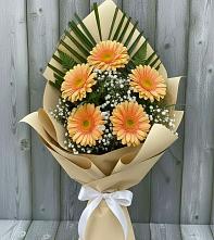 Букет цветов из:  Герберы в Посёлок санатория «Подмосковье»